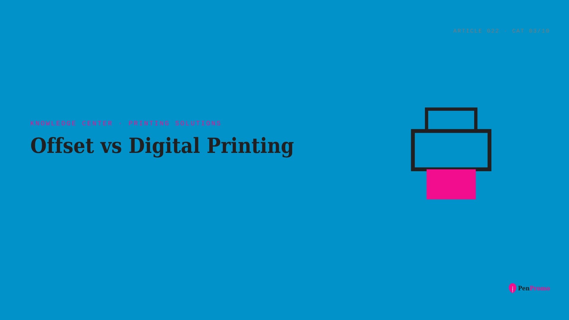 Offset vs Digital Printing