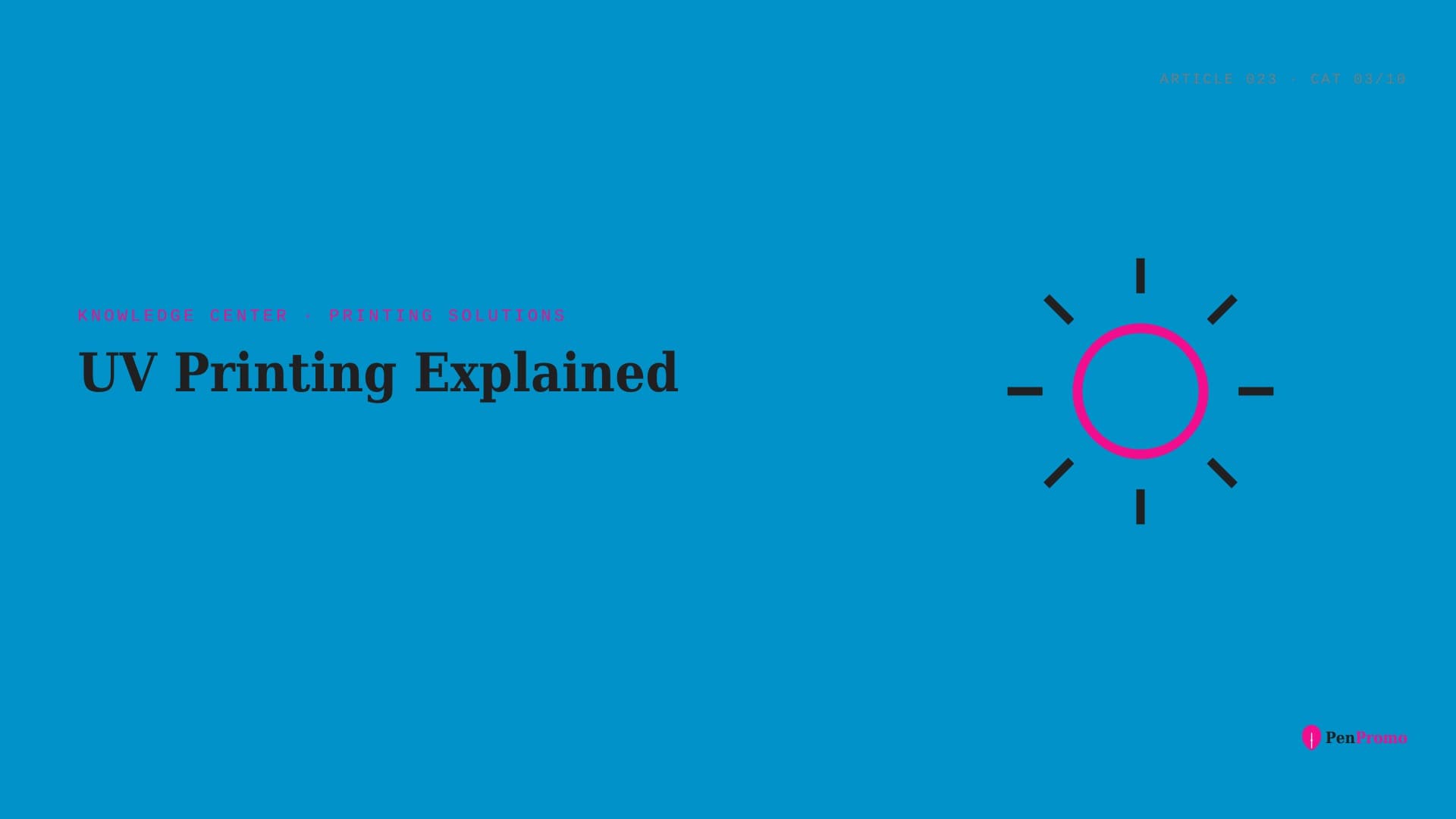 UV Printing Explained