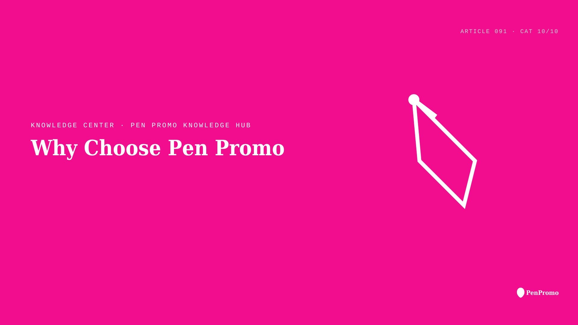 Why Choose Pen Promo