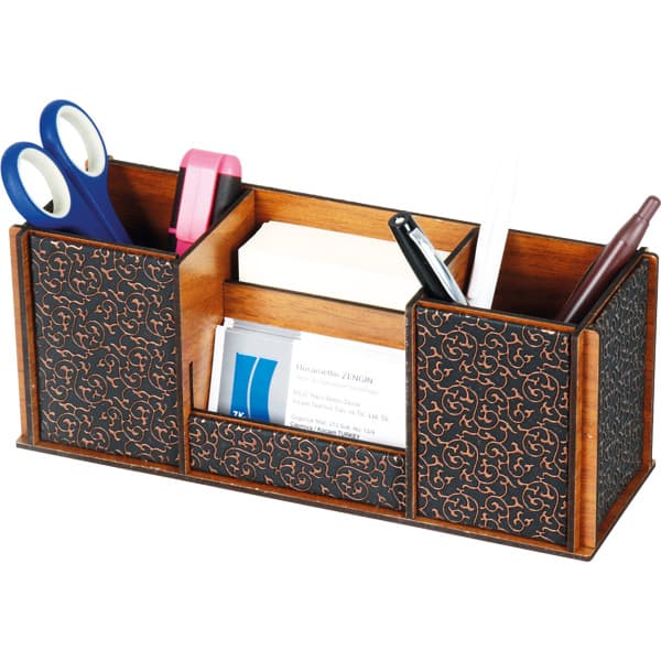 Wooden Pen Holder and Organizer