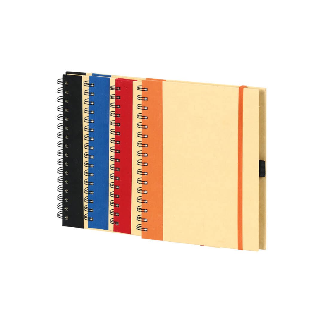 16.5x21.5 Spiral Recycled Undated Notebook