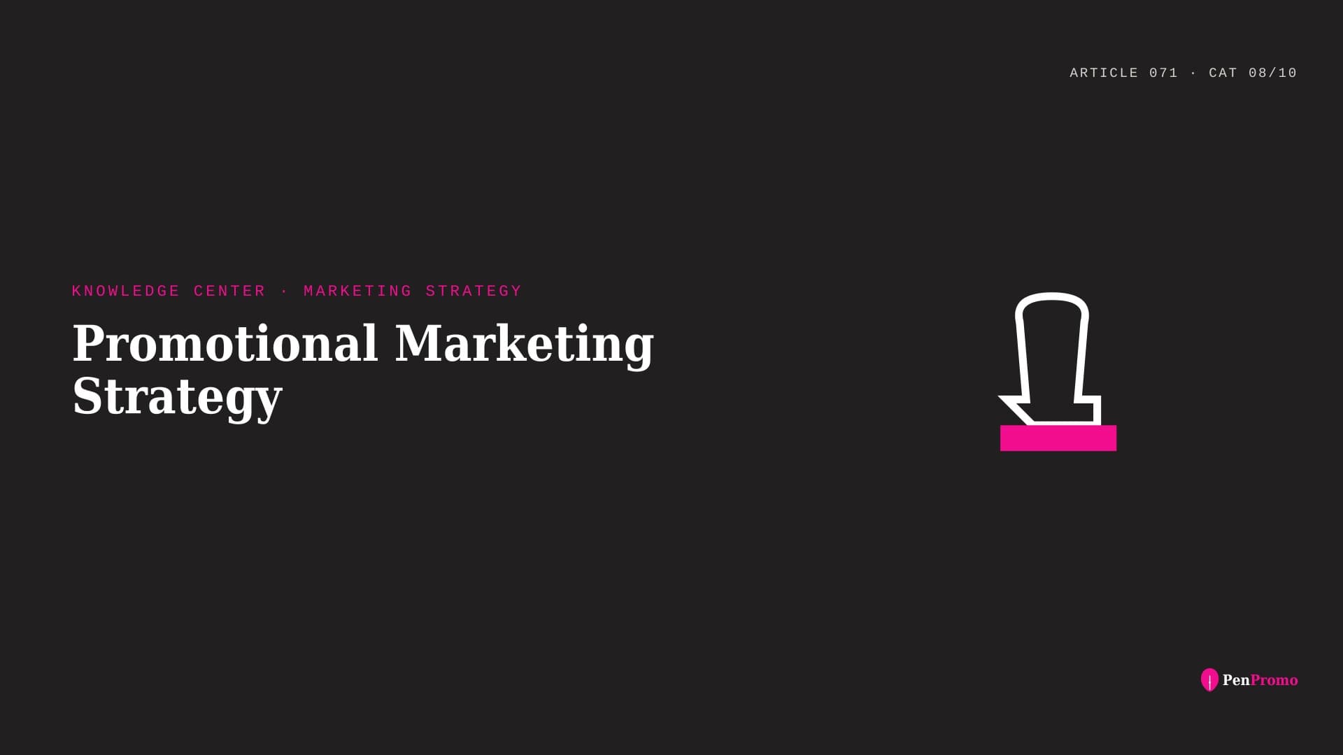 Promotional Marketing Strategy β Pen Promo