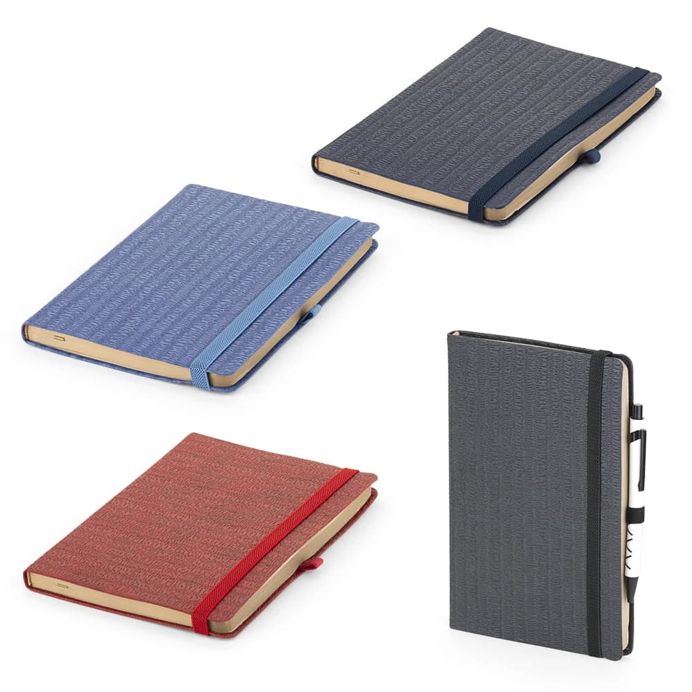 13 x 21 cm Thermo Leather Softcover Notebook, 240 Pages, 70 gr First Grade Cream Inner Paper, Gold Foil Edges