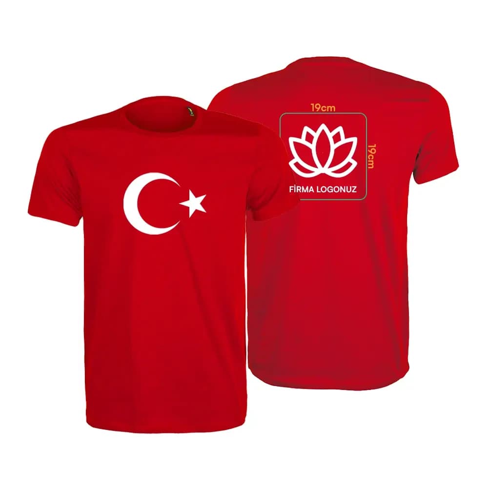 High-Quality Crew Neck Adult T-Shirt with Crescent Moon and Star Print β 180 GSM 100% Cotton 24/1 Supreme Fabric